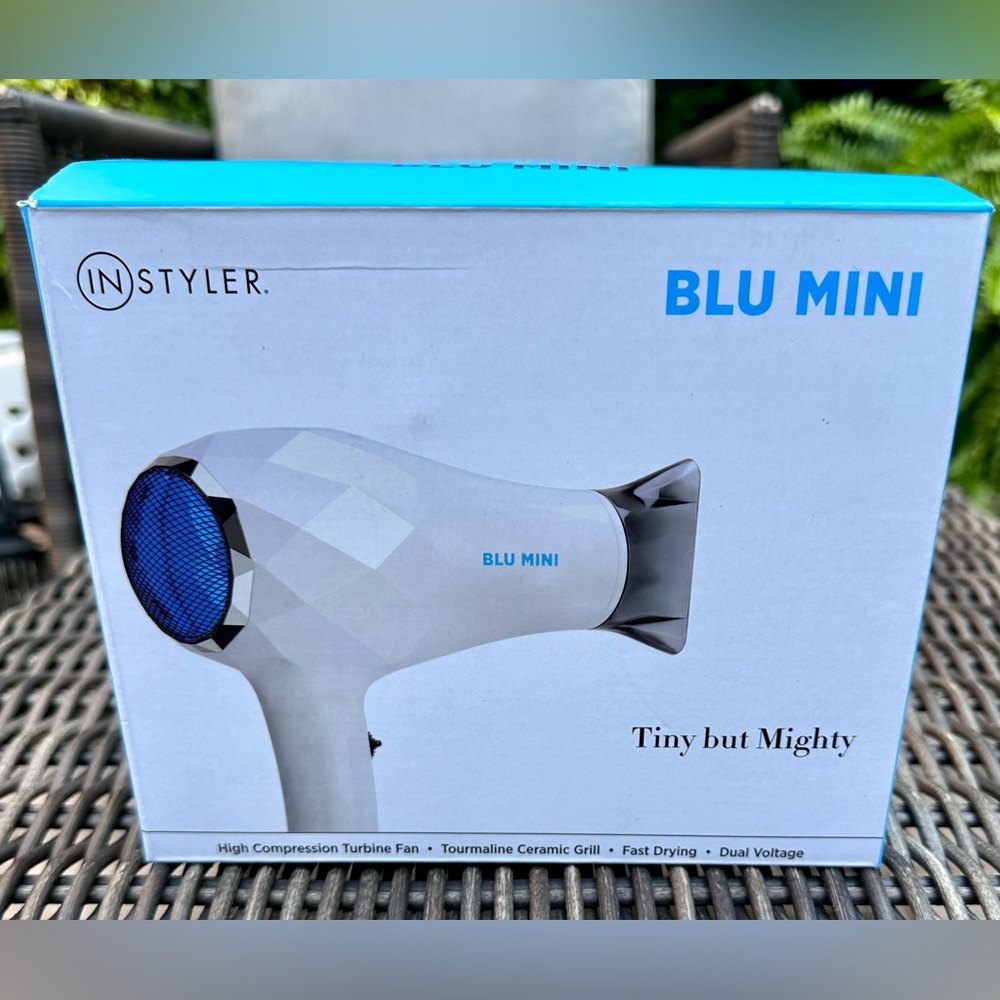 In Styler “Blue Mini” hair dryer - NIB